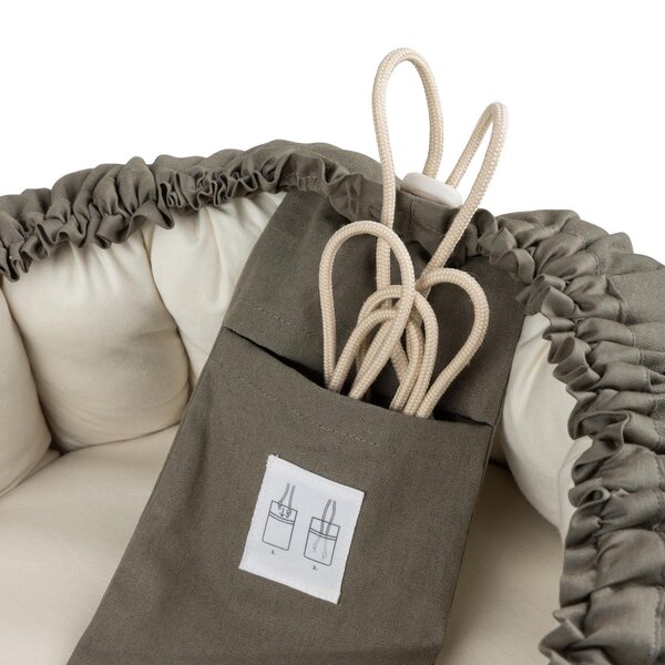 Sebra 3-in-1 beebipesa, Dark Olive - Sebra
