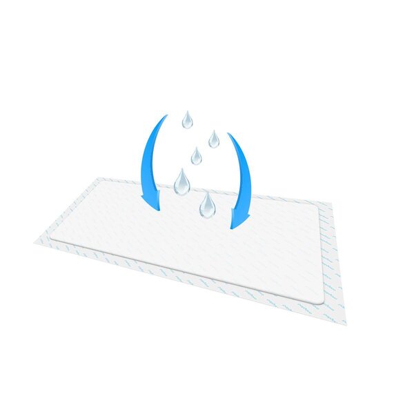 BabyOno underpads 40x60cm 10 pcs + 2 free - BabyOno