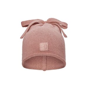 Elodie Details Furry Knit Beanie Rosy Bow - Elodie Details