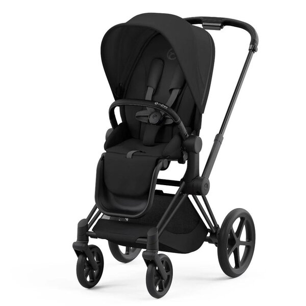 Cybex Priam V4 stroller set Leaf Green-Sepia Black, Frame Matt Black - Cybex