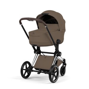 Cybex Priam Style stroller set Coconut Brown,Frame Chrome Brown - Cybex