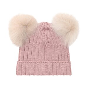 Huttelihutt Hat Knit Alpaca Pompoms - Huttelihutt