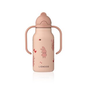 Liewood joogipudel kõrrega 250ml, Wild child/Rosey - Liewood