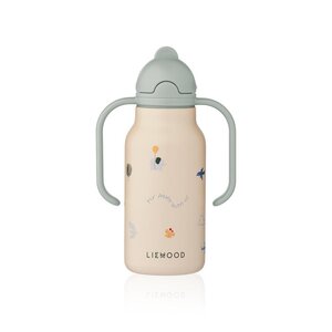 Liewood joogipudel kõrrega 250ml, Flying/Sandy - Liewood