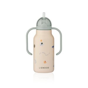 Liewood joogipudel kõrrega 250ml, Flying/Sandy - Liewood