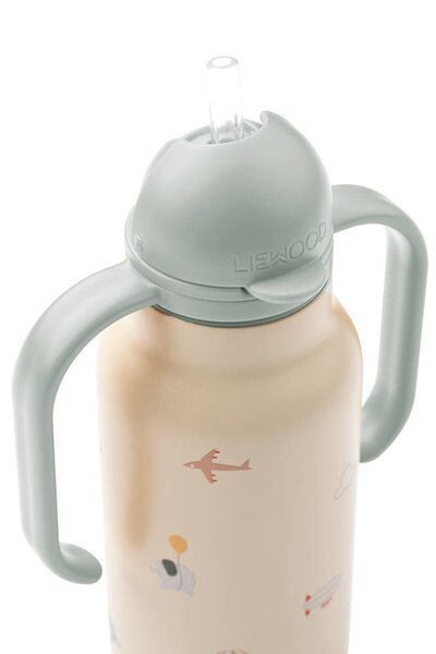 Liewood joogipudel kõrrega 250ml, Flying/Sandy - Liewood