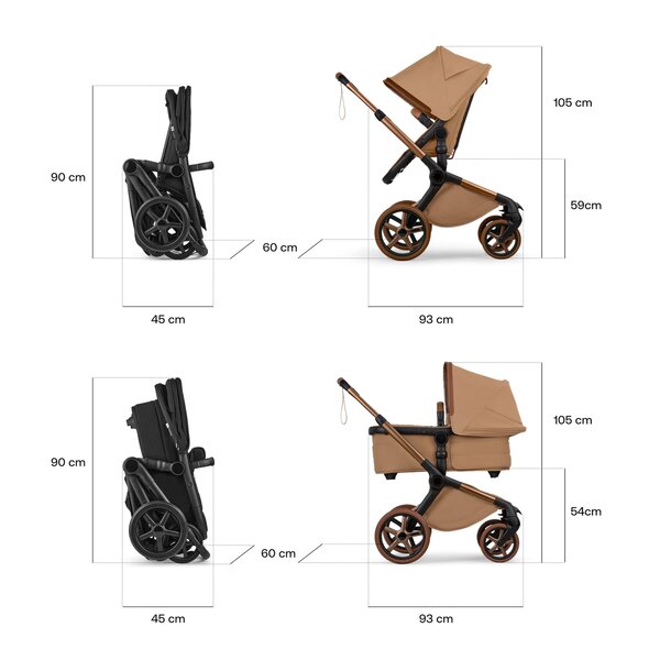 Bugaboo X Stella McCartney Fox 5 Renew 2in1 vankrikomplekt - Bugaboo