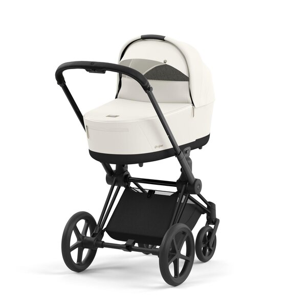 Cybex Priam V4 stroller set Off White-Sepia Black, Frame Matt Black - Cybex