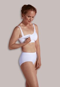 Carriwell Seamless Nursing Bra, S white - Carriwell