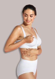 Carriwell Seamless nursing Bra with Carri-Gel S, White - Carriwell