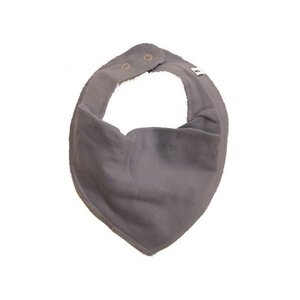 Pippi Scarf bib -dribble tight Grey melange - Elodie Details
