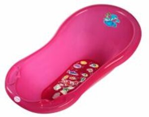 Okt Baby bath Dolphin with cork 84cm pink W8590 - Beaba