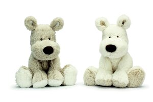 Teddykompaniet soft toy 21cm, Teddy Cream Dog - Fehn
